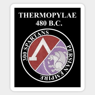 Thermopylae Sparta vs Persia Famous Battle Sticker